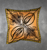 DWAEP Vajra silk scarf shown folded